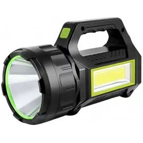 Resim Ps-t95 30w Uzun Menzilli Solar Panelli Powerbank+ Usb Çıkış S.o.s Lu Ultra Güçlü Ledli Şarjlı Feneri Siyah 