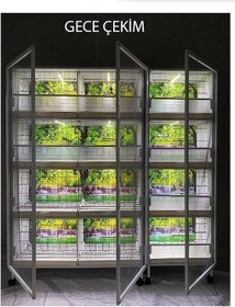 Resim İstanbul Kafes Model 12 Pvc Kuş Dolabı 