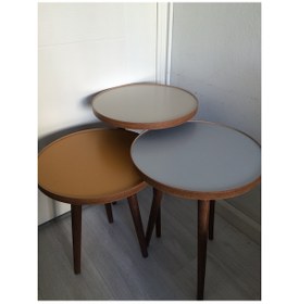 Resim 3'Lü Zigon Sehpa 16Mm Veya 18Mm Mdf Tabla (432544619) 
