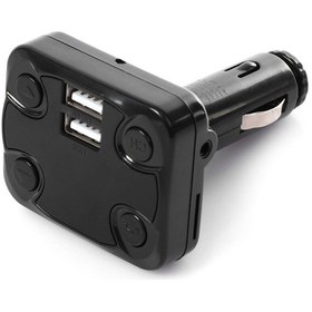 Resim Paleon 3İn1 Bluetooth Araç Kiti Fm Transmitter Usb Tf Kumandalı 