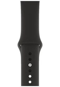 Resim Apple Watch Uyumlu Silikon Kordon Siyah 