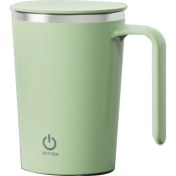 Resim Humble Kendini Karıştıran Kahve Kupa Şarj Edilebilir Otomatik Manyetik Karıştırma Bardağı, 400 ml Elektrikli Karıştırma Bardağı Otomatik Mikser Bardak Yeşil (Yurt Dışından) 