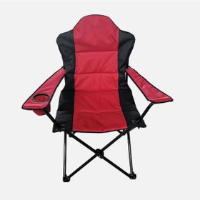 Resim Büyük Boy Katlanır Kamp Koltuğu Kırmızı 