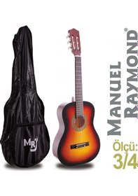 Resim Klasik Gitar Junior Manuel Raymond Mrc87Sb Kılıf 