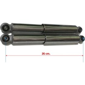 Resim Gms Cup, Cg, Mobillete ve Pejo Modellerine Uygun Amortisör Takım 26 mm Nikel 