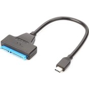 Resim Usb-C 3.1 To Sata 3 Kablosu 6 Gbps 2.5 Inch HDD SSD 22 Pin 