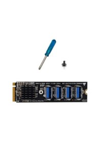 Resim Nvme Usb 3.0 Çoğaltıcı M2 Nvme 4 Port Usb 3.0 Çoğaltıcı 