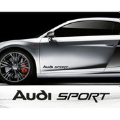Resim Audi Quattro Yan Kapı Alt Yazısı Sticker Oto Etiket 2 Adet 