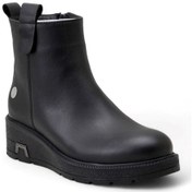 Resim Mammamia D24kb-1330 Hakiki Deri Kadın Bot - Siyah 