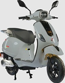 Resim Motolux E-Vintage Elektrikli Motosiklet Gri 