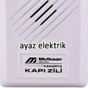 Resim Mutlusan Tek Sesli Kanarya Kapı Zili N11.380 