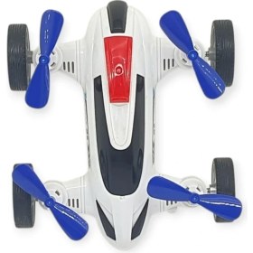 Resim Sürtmeli Drone Araba Hareketli Pervane - Beyaz (Lisinya) 