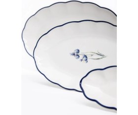 Resim Maxx Doria Flower Blue 6 Kişilik 29 Parça Kahvaltı Takımı PA2084 