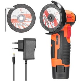 Resim Jms Geevorks 19500 Rpm Elektrikli Mini El Kesici Taşlama Aracı Eu Plug + Batarya 