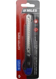 Resim Miles Miles Dar Maket Bıçağı 9 Mm Mavi Otomatik Kilit Fa904 