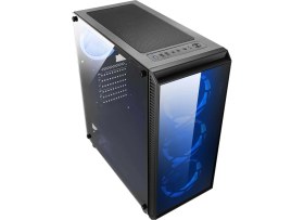 Resim TURBOX Omyvera 192-6 4X Blue Fan Usb 2.0 250W 300W Matx Gaming Bilgisayar Kasası 