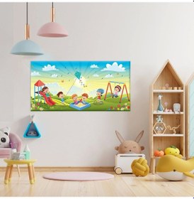 Resim Çocuk Bahçesi Kanvas Tablo 