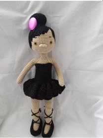 Resim Siyah Amigurumi Bebek 