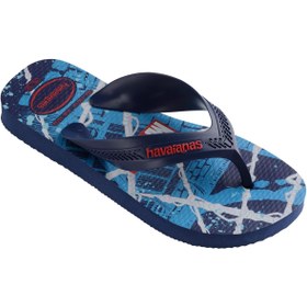 Resim Havaianas Lacivert Erkek Çocuk Terlik 414700 MAX MARVEL BLUE 