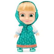 Resim Masha & Koca Ayı S3 Masha 12 Cm Yeşil Elbiseli 