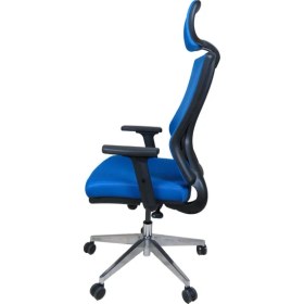 Resim Uzay Ofis Air-X Müdür Koltuğu - Ayarlı Kolçak - Mavi 