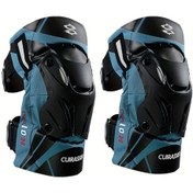 Resim Dashanshop Gece Reflektif Cuirassier Motosiklet Dizlik Motocross Mx Diz Koruyucu Light Blue Açık Mavi 