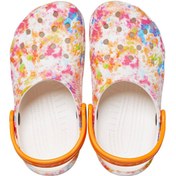 Resim 206995-83B-83B Crocs Classic Tiedye Graphic Clog K Çocuk Terlik Pembe Crocs