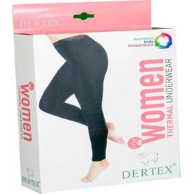 Resim Dertex Egemoda Termal Kadın Taytsiyahl Siyah 