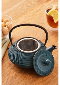 Resim Karaca Mystical Döküm Demlik-Teapot 720 ml Mavi 