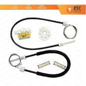 Resim Renault Laguna MK3 2007-2015 5-Kapı İçin Arka Sağ Cam Kriko Seti 