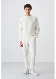 Resim Tommy Life Andy Ekru Şardonlu Erkek Eşofman Takım - 85190 Ekru 