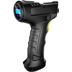 Resim Mufunye 120w Kablosuz Arabalı Hava Kompresörü, Usb Şarjlı Dijital Göstergeli Lastik Şişirici, Portatif Otomobil Zarfı, 45l/dak Basınç Akışı 