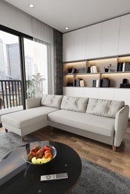 Resim ViennGarden Inova Yataklı Köşe Takımı L Köşe Takımı - (karşıdan Bakınca Sol Köşe) 