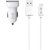 Resim Exe Technology Exe 2.4a Çift Usb Araç Içi Şarj Aleti Micro Usb Kablolu 