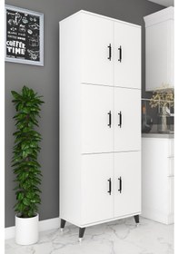 Resim Esmopa Mobilya Çok Amaçlı Kiler Ayakkabılık Dolabı 