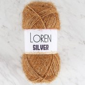 Resim Loren Silver Kahverengi El Örgü İpi - RS0054 - 34096 