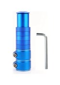 Resim Chuangyinshop Mtb Gövde Yükseltici Ayarlanabilir Bisiklet Fork Gövde Uzatma Anahtarlı Mavi Mavi 
