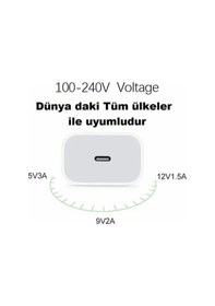 Resim 20W Hızlı Şarj Aleti Seti Usb C Kablo (539442918) 