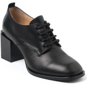 Resim Sıyah Oxford/ayakkabı Kadın Tu-1600 101 John May Siyah 