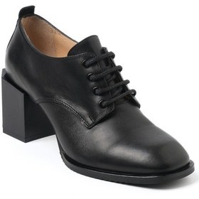 Resim Sıyah Oxford/ayakkabı Kadın Tu-1600 101 John May Siyah 