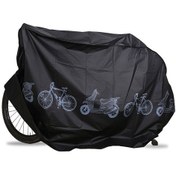 Resim Suofeng Siyah Bisiklet Ve Elektrikli Motosiklet Korumalı Battaniye - Yağmur, Güneş Ve Toz Engeli Siyah 