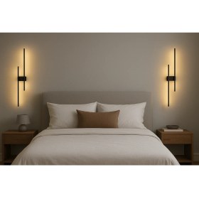 Resim Mikro Aydınlatma Samsung Ledli Modern Dekoratif Yatak Odası Salon Iç Mekan Tekli Aplik Aydınlatma Siyahkasa Günışığı 