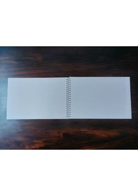Resim Özel Üretim 18x26 Cm 300 Gr Dokulu Kağıt Telli Eskiz Defteri 32 Sayfa Çok Renkli 
