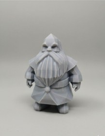 Resim Orta Dünya'dan Efsanevi Gimli Cüce Heykeli - 10 Cm 3d Baskı Pla 
