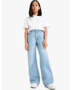 Resim Defacto Kız Çocuk Straight Wide Standart Paça Jean Pantolon E7322a825aunm39 Mavi 