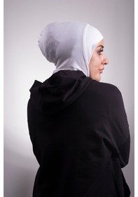 Resim Hürrem Bone Krem Pratik Hazır Geçmeli Bone Viskon Kumaş Hijab Spor 2106_40 Krem 
