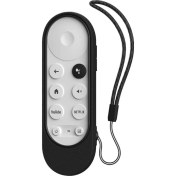 Resim Humble Google Tv 2020 Ses Uzaktan Kumandası Için Silikon Kılıf, 2020 Ses Uzaktan Kumandası Için Darbeye Dayanıklı Koruyucu Kapak-Siyah (Yurt Dışından) 