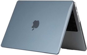 Resim Apple Macbook Pro 14inç M1/M2 A2442 A2779 ile uyumlu Kılıf Kristal Ön Arka Şeffaf Kapak Siyah 