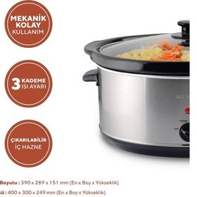 Resim Kumtel HSC-02 320 W Elektrikli Güveç 