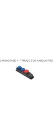 Resim Orel Kauçuk 1Trifaze 2 Monofaze Grup Priz 